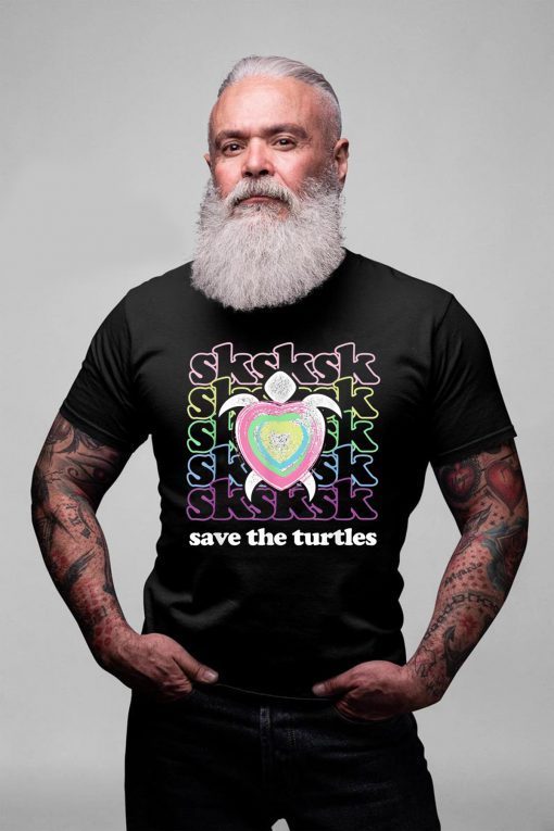 SKSKSK and I Oop... Save The Turtles Basic Girl Offcial T-Shirt