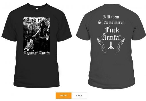 Black Metal Against Antifa Shirt Behemoth’s Nergal Reveals Offcial T-Shirt