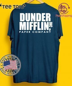 The Office Dunder Mifflin INC Paper Company Logo T-hirt