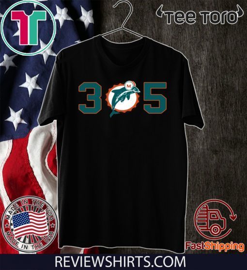 305 T-SHIRT MIAMI DOLPHINS TEE SHIRT