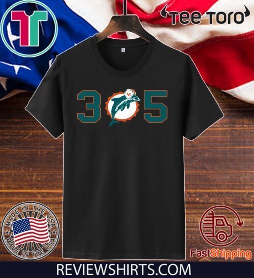 305 T-SHIRT MIAMI DOLPHINS TEE SHIRT