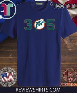 305 T-SHIRT MIAMI DOLPHINS TEE SHIRT