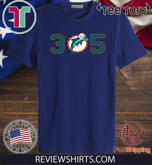 305 T-SHIRT MIAMI DOLPHINS TEE SHIRT