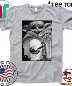 A Bountiful Baby Yoda In Mandalorian Shirt T-Shirt