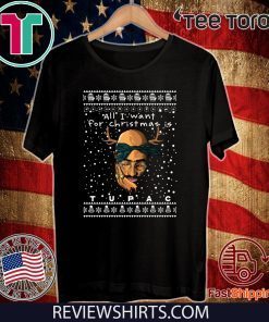 All I Want For Christmas Is Tupac Rapper T-Shirt