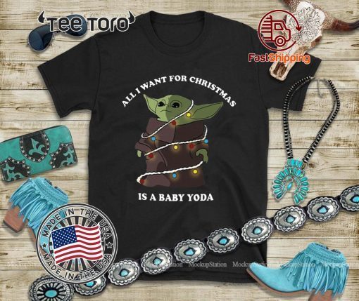 All I want for christmas is a baby yoda Offcial T-Shirt