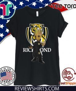 Baby Groot Richmond Football T-Shirt - Original Tee