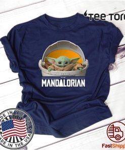 Baby Yoda Mandalorian The Child Floating T-Shirt