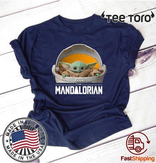 Baby Yoda Mandalorian The Child Floating T-Shirt