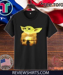 Baby Yoda Sunset Shirt T-Shirt