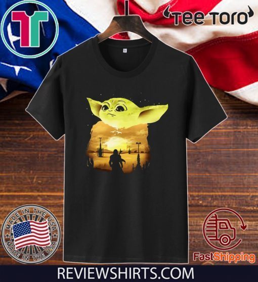 Baby Yoda Sunset Shirt T-Shirt