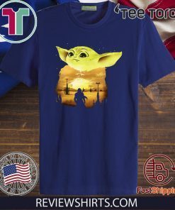 Baby Yoda Sunset Shirt T-Shirt