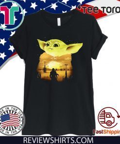 Baby Yoda Sunset Shirt T-Shirt