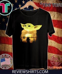 Baby Yoda Sunset Shirt T-Shirt