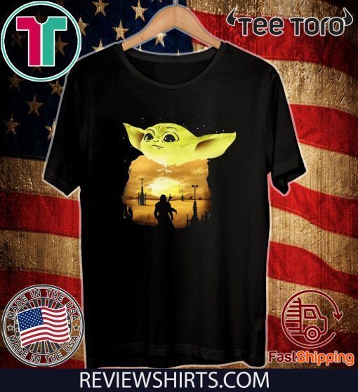 Baby Yoda Sunset Shirt T-Shirt