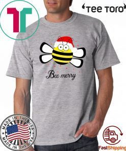 Bee Merry Christmas Funny T-Shirt