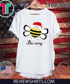 Bee Merry Christmas Funny T-Shirt