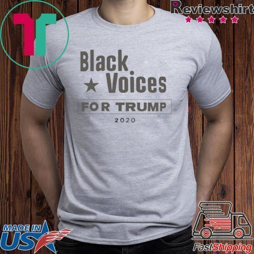 Black Voices for Trump Tee Shirts