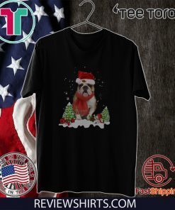 Bulldog Santa Clause Christmas Shirts