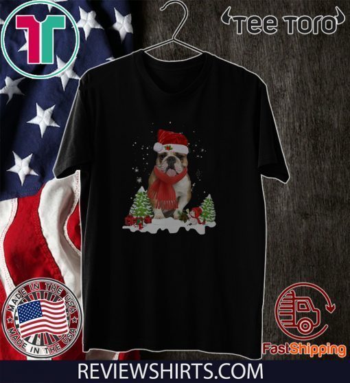 Bulldog Santa Clause Christmas Shirts