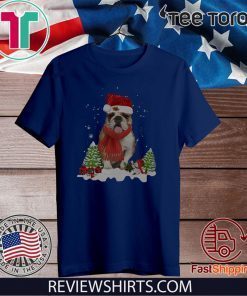 Bulldog Santa Clause Christmas Shirts