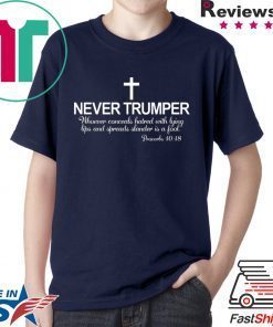 Christian Never Trumper Proverbs 1018 Fool Impeach Trump Shirt