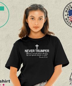 Christian Never Trumper Proverbs 1018 Fool Impeach Trump Shirt