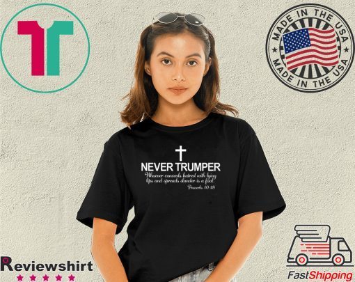 Christian Never Trumper Proverbs 1018 Fool Impeach Trump Shirt