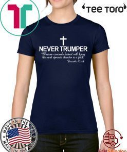 Christian Never Trumper Proverbs ool 1018 FImpeach Donald Trump T-Shirt