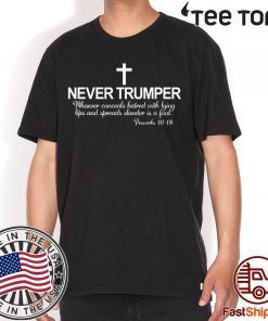 Christian Never Trumper Proverbs ool 1018 FImpeach Donald Trump T-Shirt