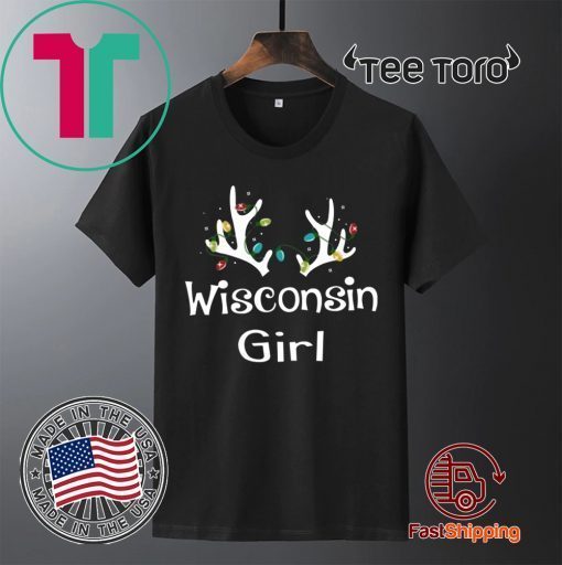 Christmas Reindeer Wisconsin Girl Shirt - Offcial Tee