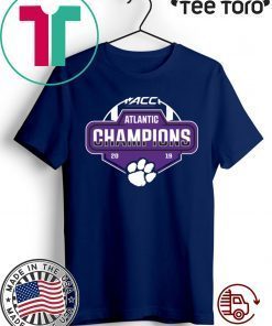 Clemson Tigers 2019 ACC Atlantic Football Division Champions Unisex T-Shirt
