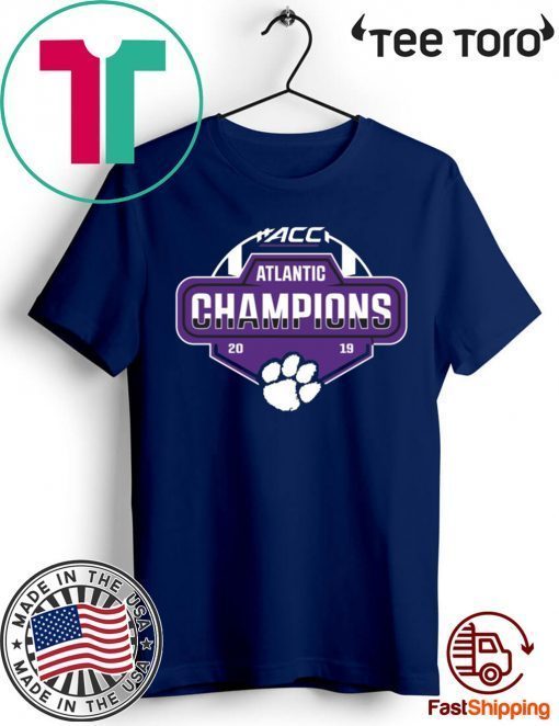 Clemson Tigers 2019 ACC Atlantic Football Division Champions Unisex T-Shirt