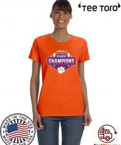 Clemson Tigers 2019 ACC Atlantic Football Division Champions Classic T-Shirt