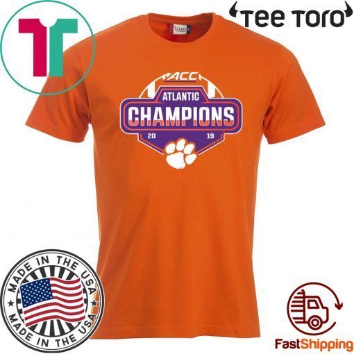 Clemson Tigers 2019 ACC Atlantic Football Division Champions Classic T-Shirt