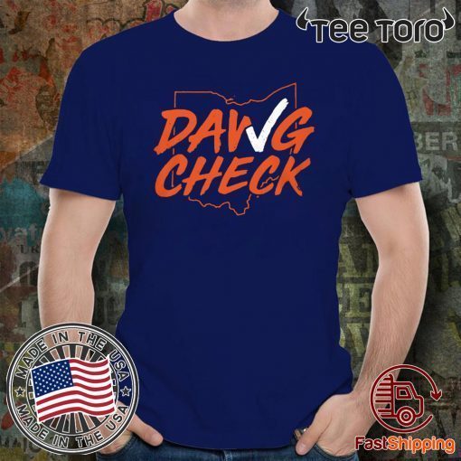 Dawg Check Shirt - Cleveland Brown OBJ Offcial T-Shirt