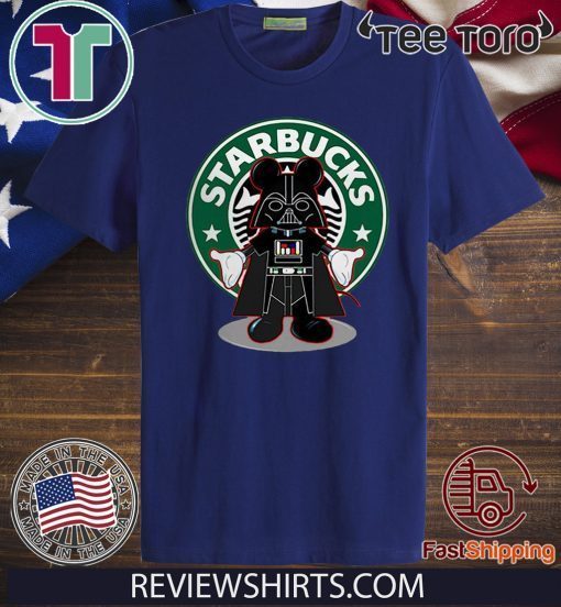 Darth Vader Mickey Starbucks Offcial T-Shirt