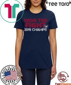 Dave Martinez, Won The Fight Shirt - Officially Licensed Tee Shirt