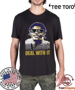 Deal With It Football Tee Shirt