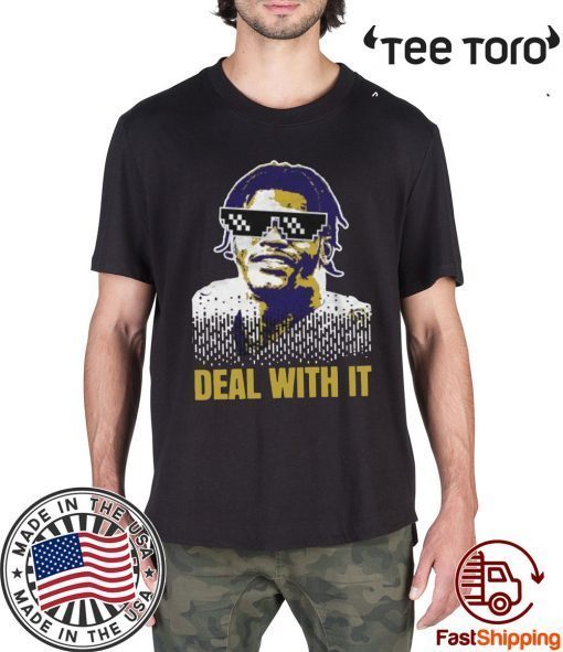 Deal With It Football Tee Shirt