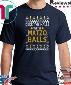 Deck the halls with matzo balls Christmas 2020 T-Shirts