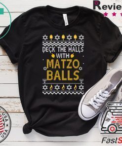 Deck the halls with matzo balls Christmas 2020 T-Shirts