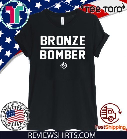 Offcial Deontay Wilder Bronze Bomber Heavy Weight T-Shirt