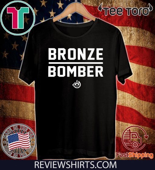 Offcial Deontay Wilder Bronze Bomber Heavy Weight T-Shirt