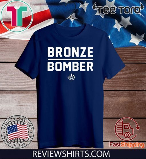 Offcial Deontay Wilder Bronze Bomber Heavy Weight T-Shirt