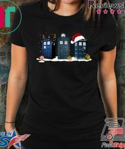 Doctor who tardis police box Christmas Shirt