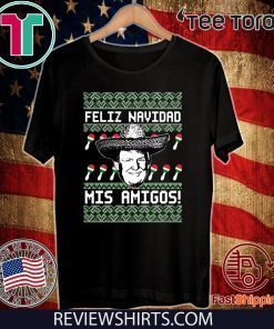 Donald Trump Feliz Navidad Mis Amigos Xmas 2020 T-Shirt