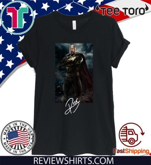 Dwayne Johnson The Rock Black Adam Offcial T-Shirt