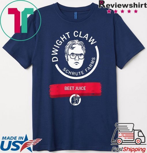 Dwight Claw Schrute Farms Beet Juice Shirt