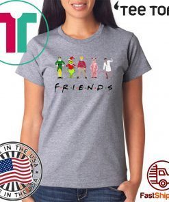 ELF Grinch Clark griswold Kevin Christmas Character Friends Offcial T Shirt